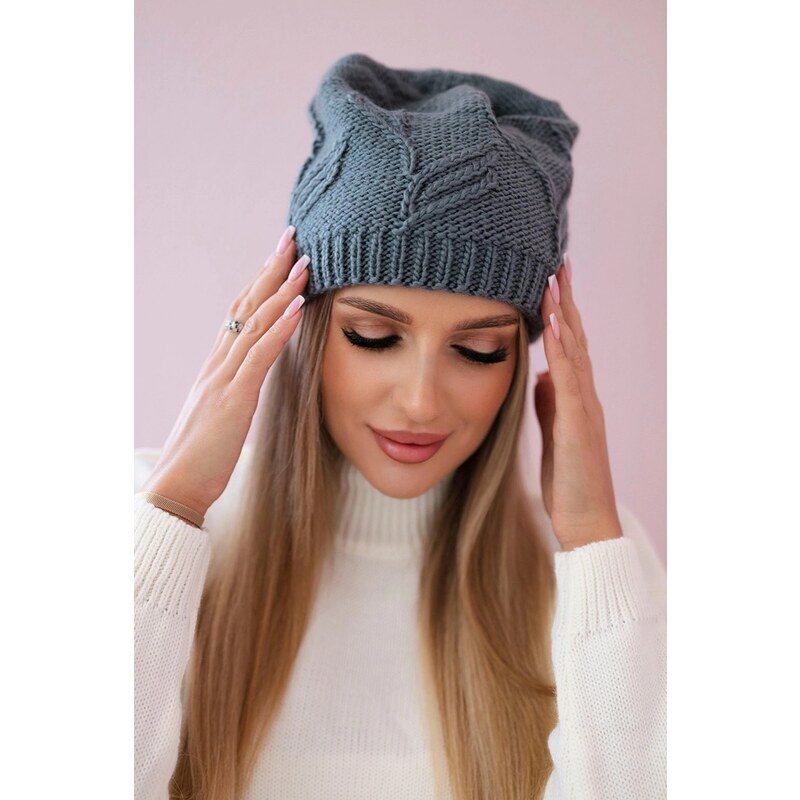 Kesi Dámska čiapka Majka K376 tmavošedý 60969095