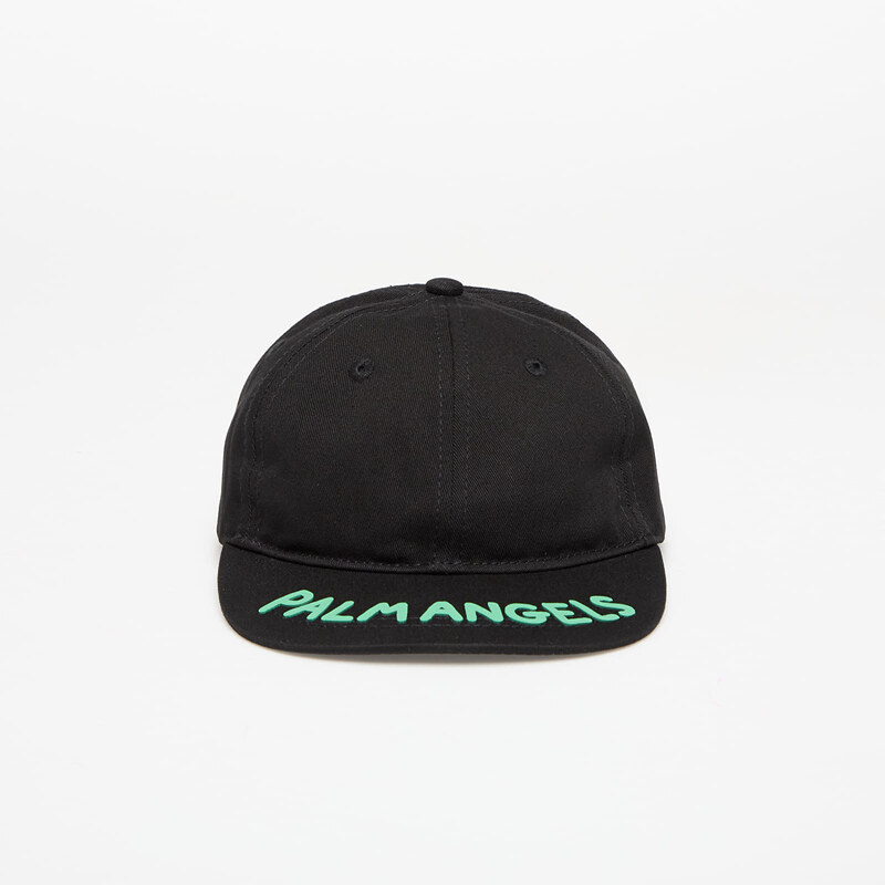 Šiltovka Palm Angels Kids Seasonal Logo Baseball Cap Black/ Green II 60970254