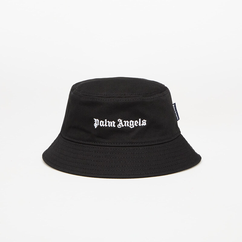 Klobúk Palm Angels Kids Logo Bucket Hat Black/ Off White I 60970250