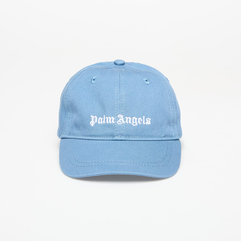 Šiltovka Palm Angels Kids Logo Baseball Cap Dusty Blue/ Off White II 60970253
