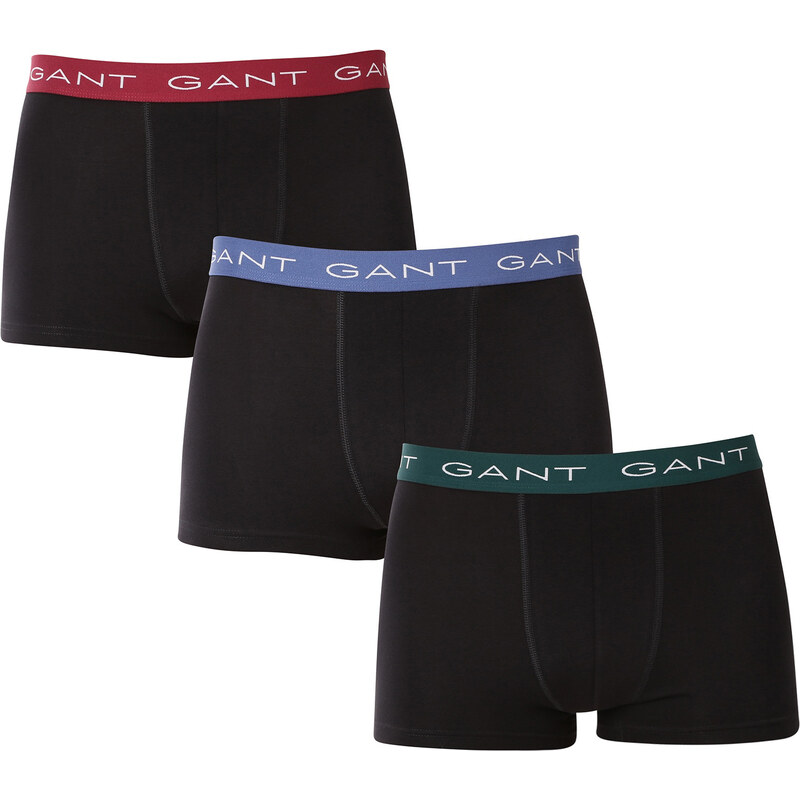 3PACK pánske boxerky Gant čierné (902433003-005) 60972285