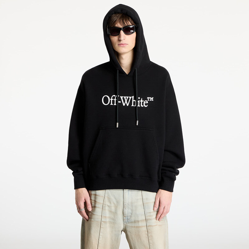 Mikina Off-White Big Bookish Skate Hoodie Black/ White M 60976464