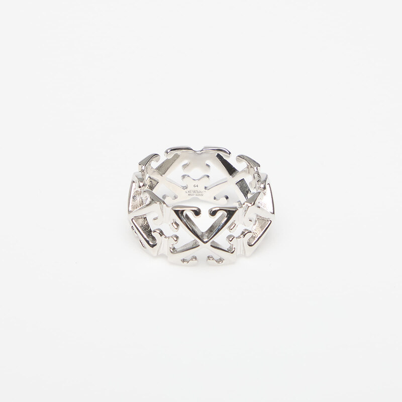 Prsteň Off-White Arrow Ring Silver/ No Color 62 60976519