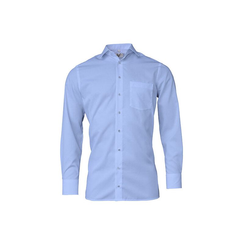 Marvelis Comfort Fit pánska košeľa dlhý rukáv 100% popelín modrá 60978347
