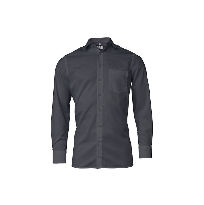 Marvelis Comfort Fit pánska košeľa dlhý rukáv 100% popelín sivá 60978348