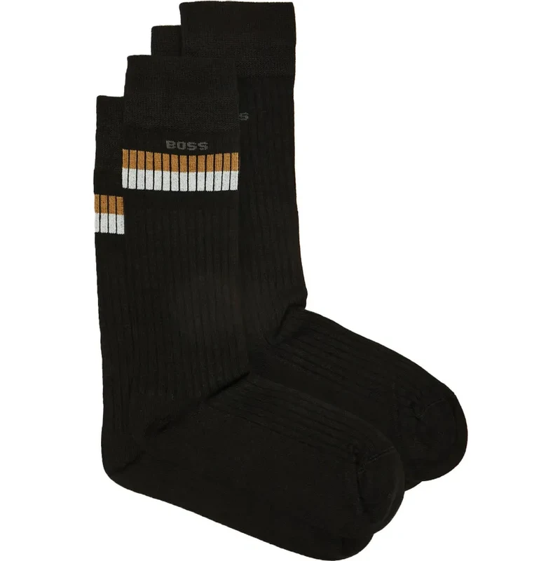 BOSS BLACK Ponožky 2-balenie 2P RS Rib Ecovero 60980257