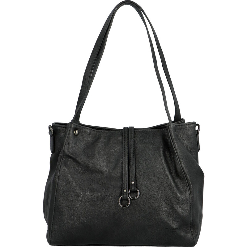Dámska kabelka cez rameno čierna - Hexagona Mergit čierna 60980439