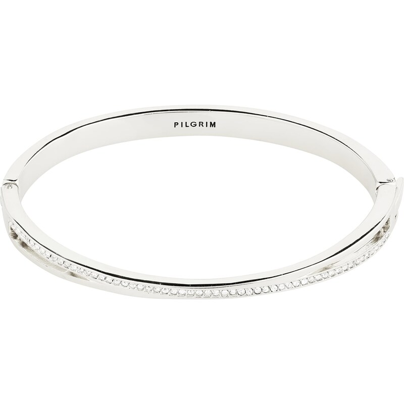 Pilgrim Náramok Kira strieborná / priehľadná 62044460