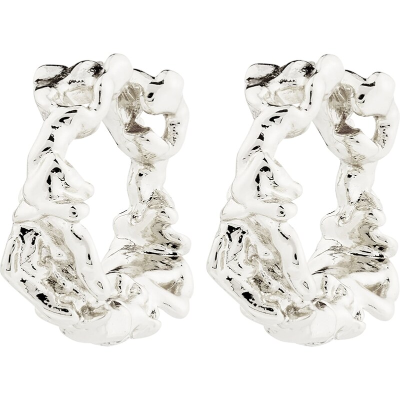 Pilgrim Náušnice Trust strieborná 60982381