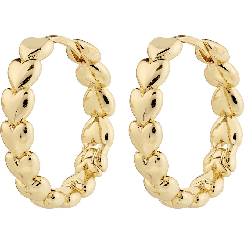 Pilgrim Náušnice Maeve zlatá 60982395