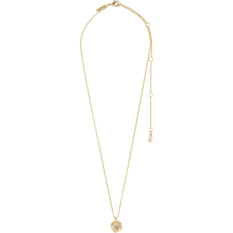 Pilgrim Retiazka Callum zlatá / priehľadná 61963943