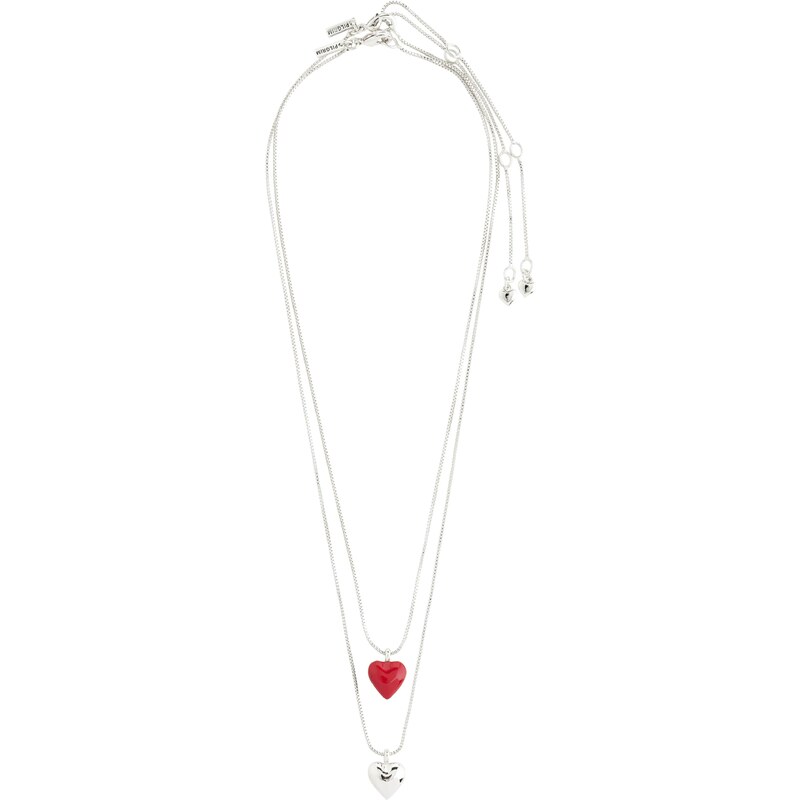 Pilgrim Retiazka Maeve červená / strieborná 61963941