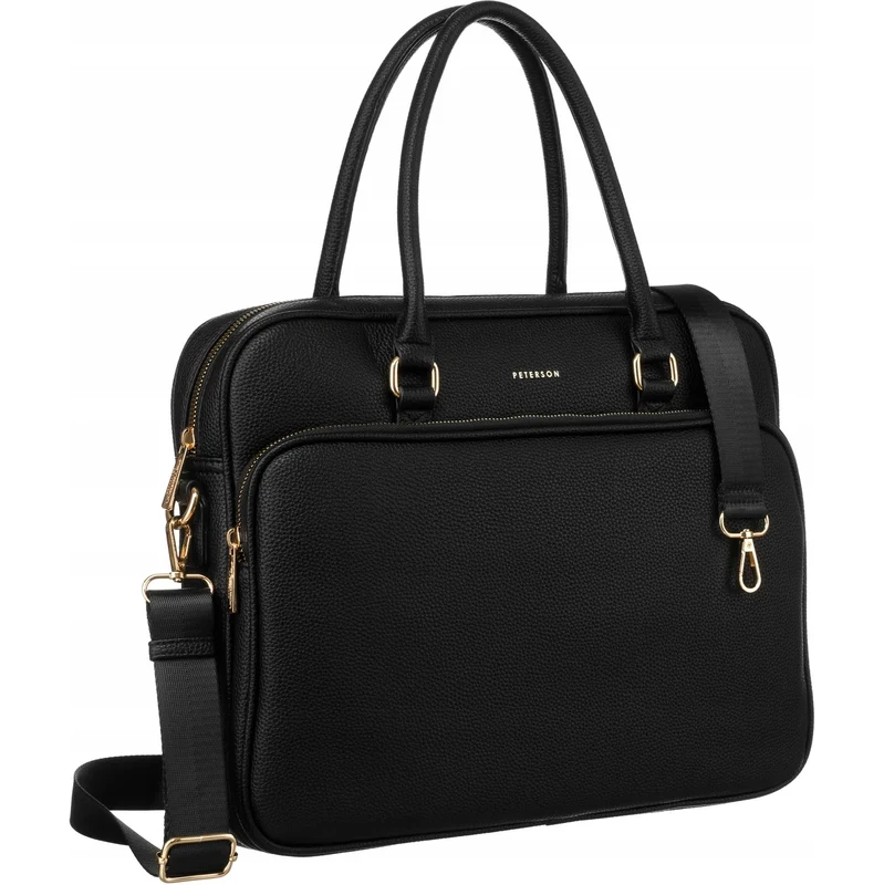 Peterson čierna elegantná dámska taška na notebook 60985279
