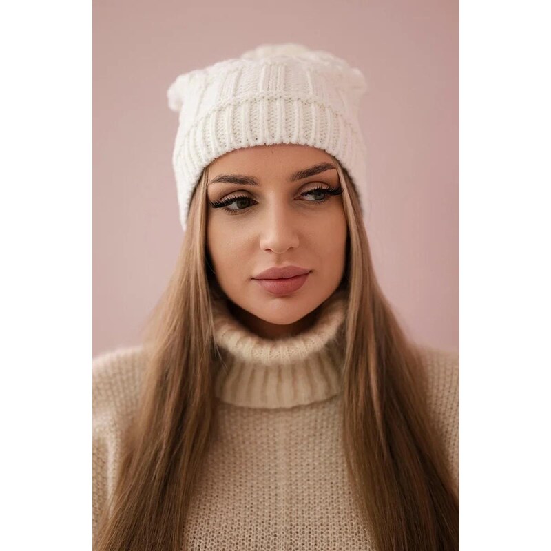 MladaModa Dámska čiapka Marta K231 biela 36491700