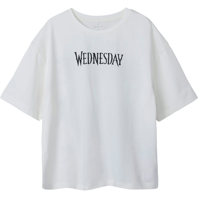 NAME IT Tričko Dyp Wednesday zafírová / fialová / čierna / biela 60998017