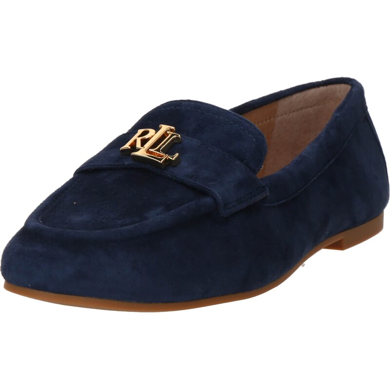 Lauren Ralph Lauren Papuče AVERI III námornícka modrá / zlatá 60998425