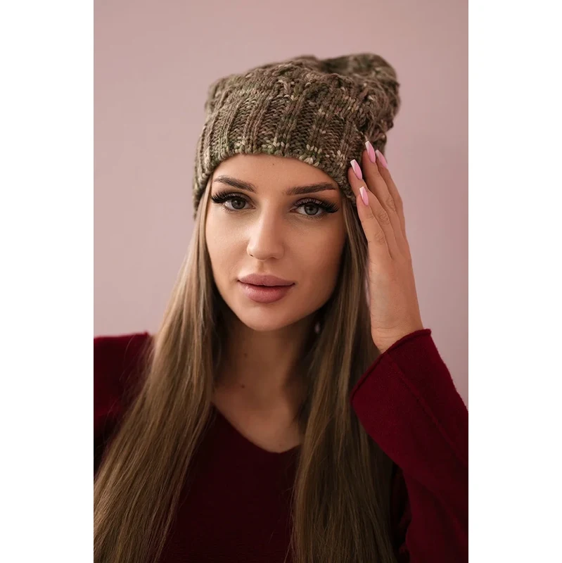 Kesi marka niezdefiniowana Čapica s fleece Roksana K209 cappuccino + 60998589