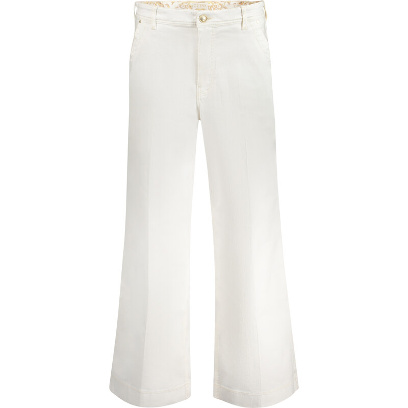 GUESS JEANS Dámske biele zvonové rifle GUESS 64793666