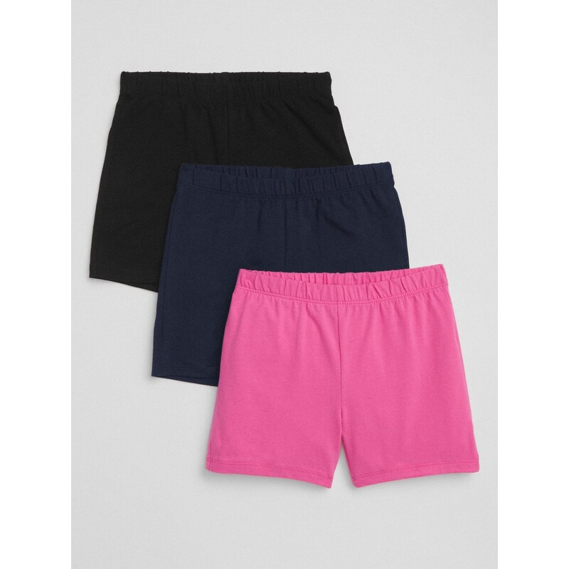 GAP Detské kraťasy cartwheel shorts in stretch jersey, 3ks Farebná 61005826