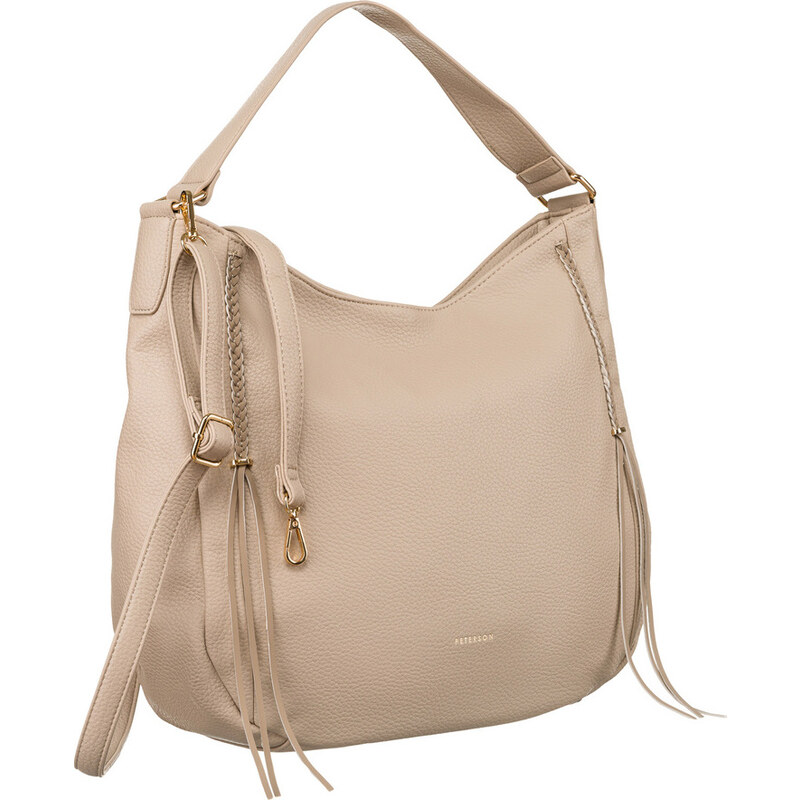 Peterson Béžová priestranná messenger taška PTN 8044-1 53574556