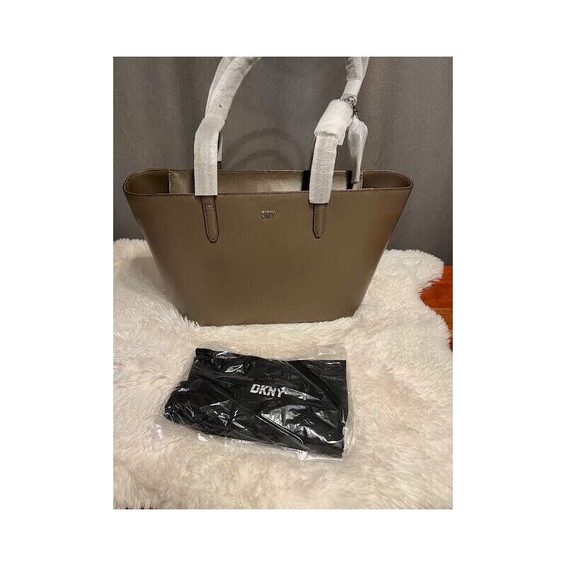 Dámska DKNY kožená kabelka Bryant Green Brown 61015354