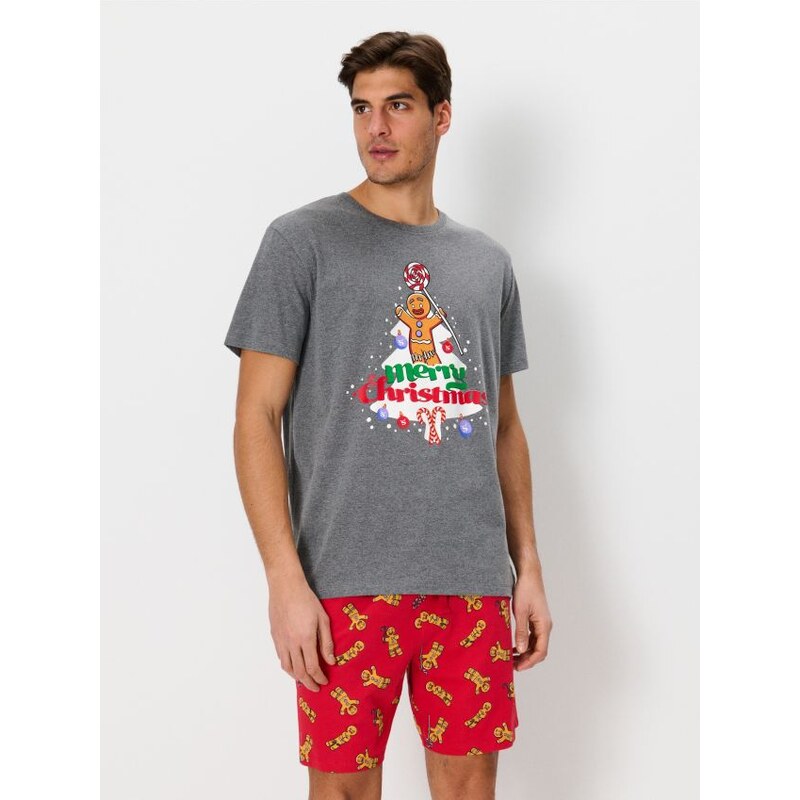 Sinsay - Dvojdielne pyžamo Shrek - tmavosivá 65742049