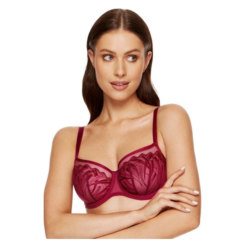Gorteks Podprsenka soft Angel/B2 vínová 61023145