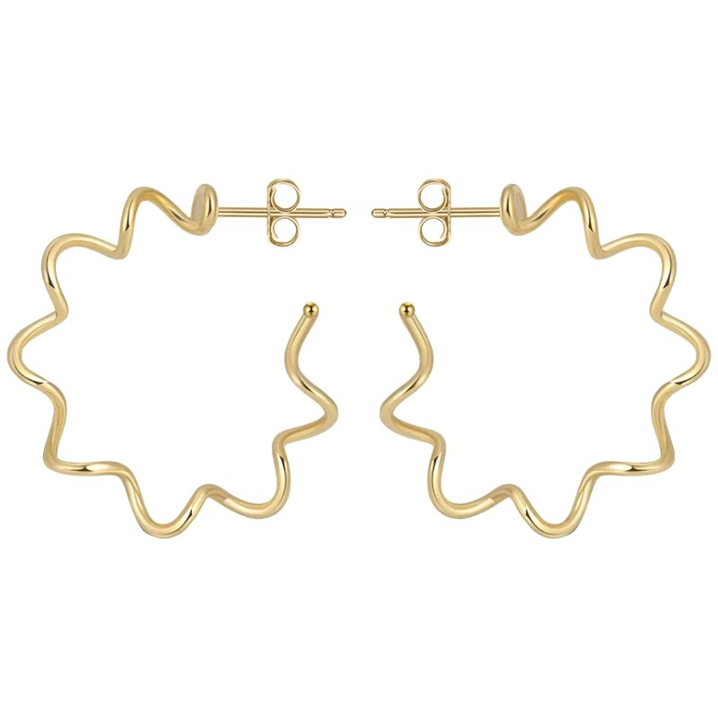 MAJYA Strieborné náušnice ADINE pozlátené 11373 65000807