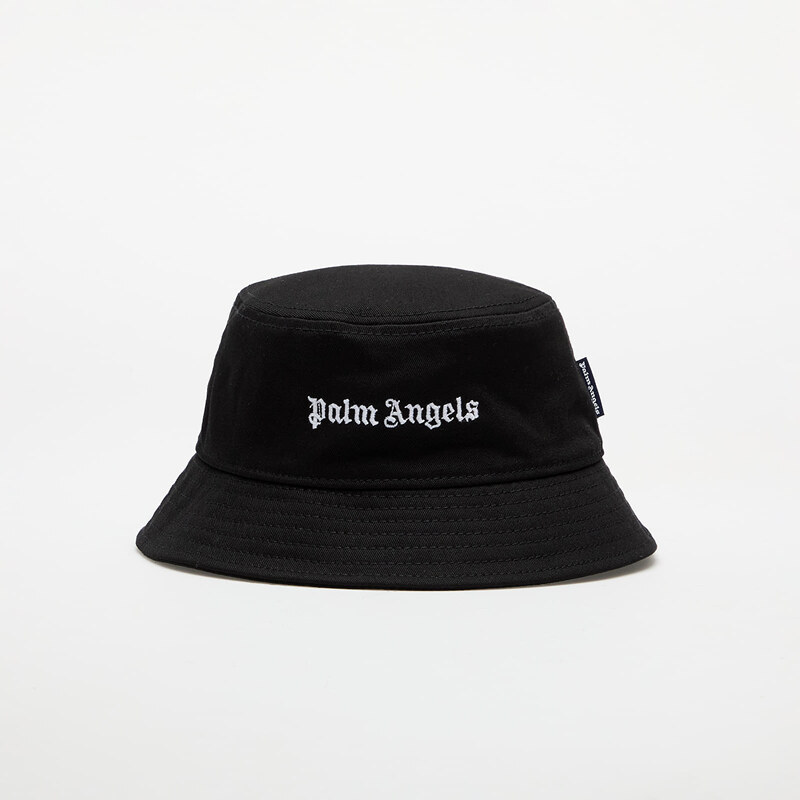 Klobúk Palm Angels Kids Logo Bucket Hat Black/ Off White II 61023187
