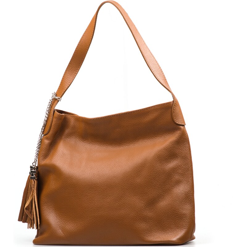 Blaire Kožená kabelka Dania koňakovo hnedá 66974580