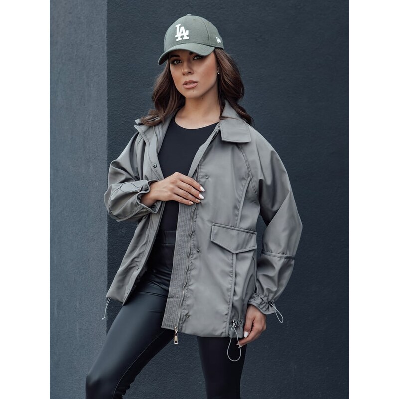 DStreet Dámska bunda ORLANDO tmavosivá 57599988