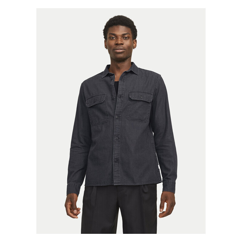 džínsová košeľa Jack & Jones 61046008