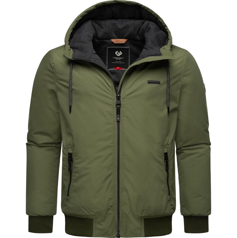 Ragwear Prechodná bunda Maddy zelená / olivová / tmavozelená / čierna 61047047