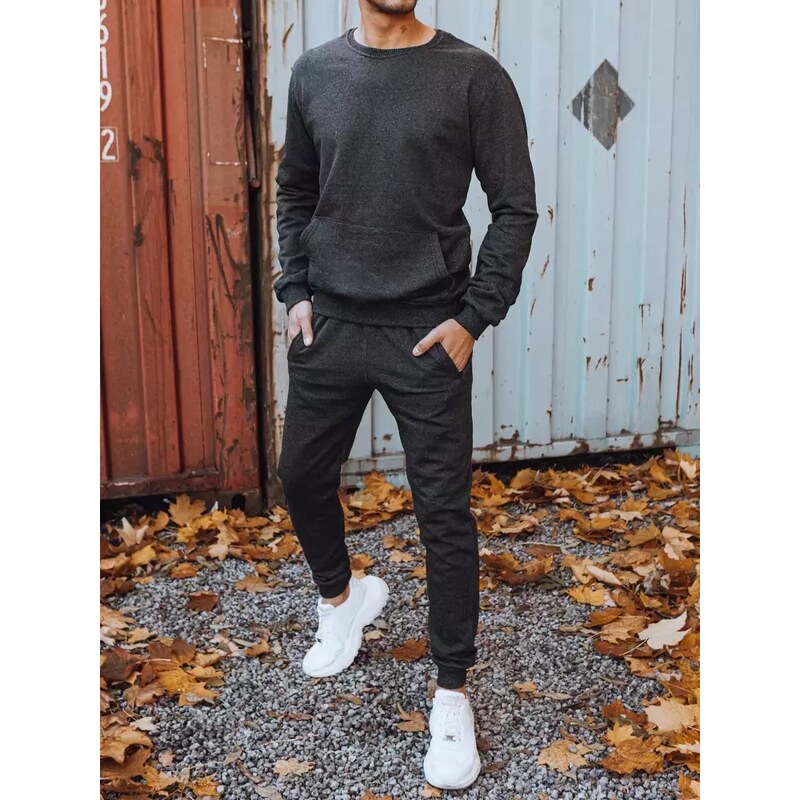 Dstreet Tepláková tmavo-sivá pánska súprava skl.8 61175000