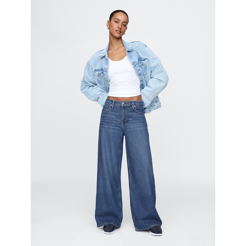 GAP Baggy Mid Rise UltraSoft Jeans - Ladies 67635858