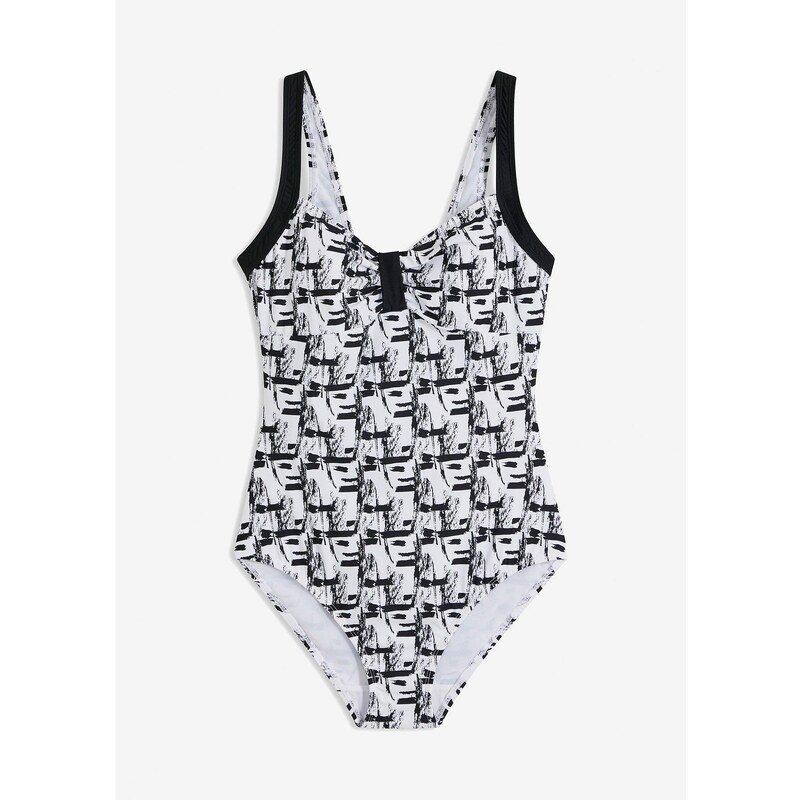 bonprix Jednodielne sťahovacie plavky, silný tvarujúci efekt, farba 44917175