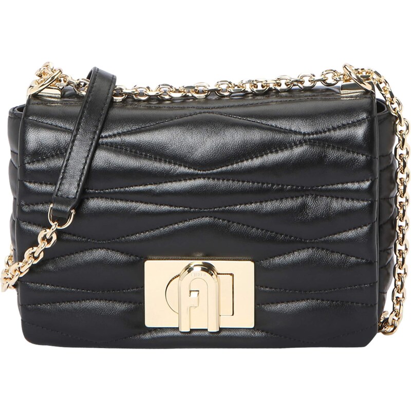 FURLA Taška cez rameno 1927 zlatá / čierna 61734485