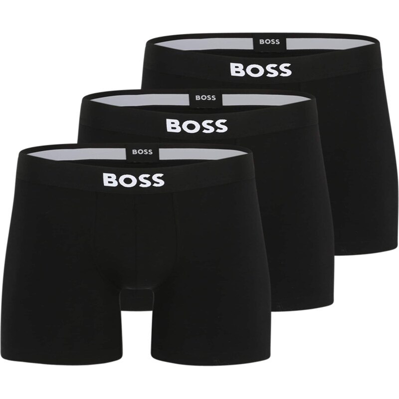 BOSS Boxerky čierna / biela 61652139