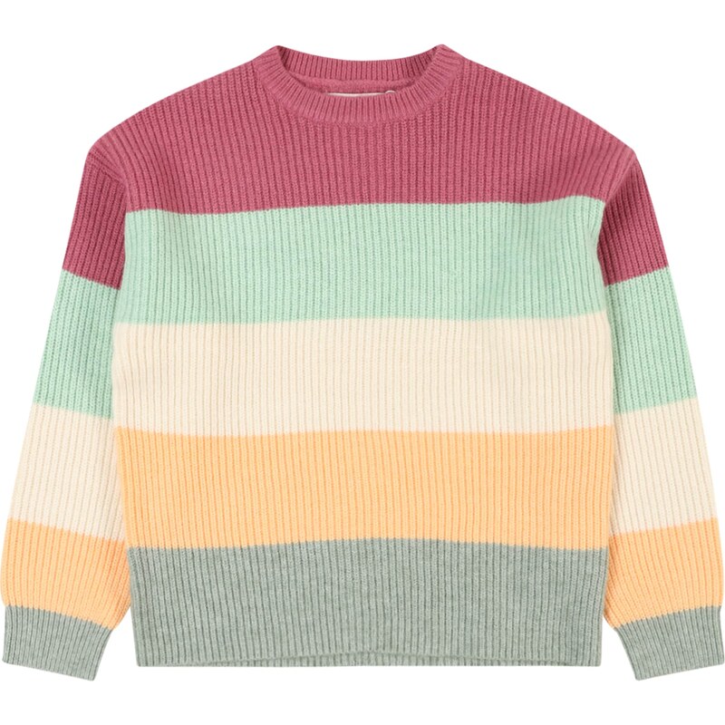 ONLY GIRLS Sveter KONSANDY béžová / pastelovo žltá / pastelovo zelená 61067748