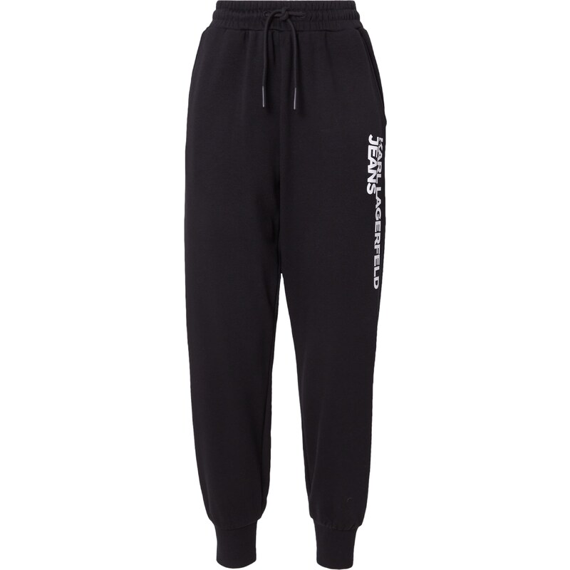 KARL LAGERFELD JEANS Nohavice čierna / biela 61067858