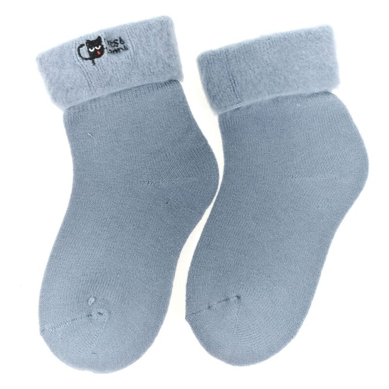 AURA.VIA Spandex detské modré ponožky 28-35 61071406