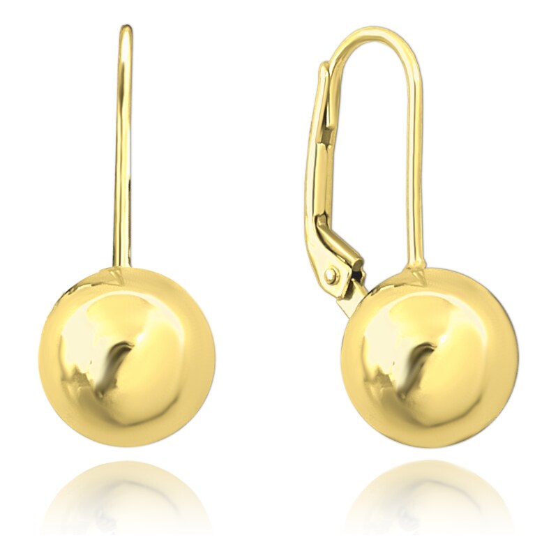 OLIVIE MINET Zlaté náušnice kuličky Au 585/1000 65013876
