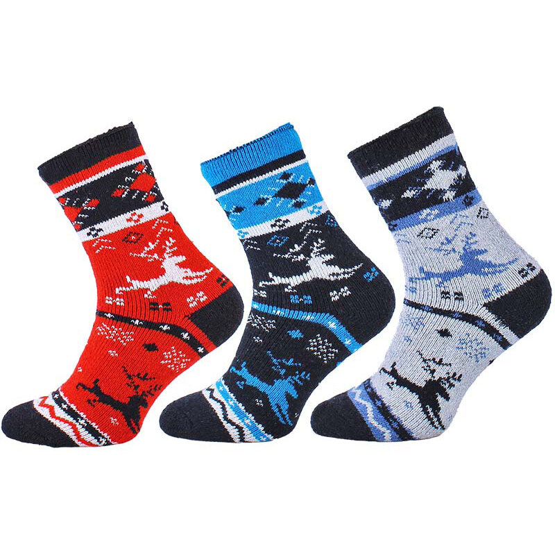 Teplé ponožky dámske Alpaka Nórsky vzor 01 61075033