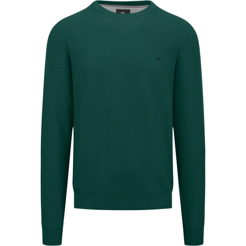 Pánsky zelený pulóver so štruktúrou FYNCH-HATTON 61081964