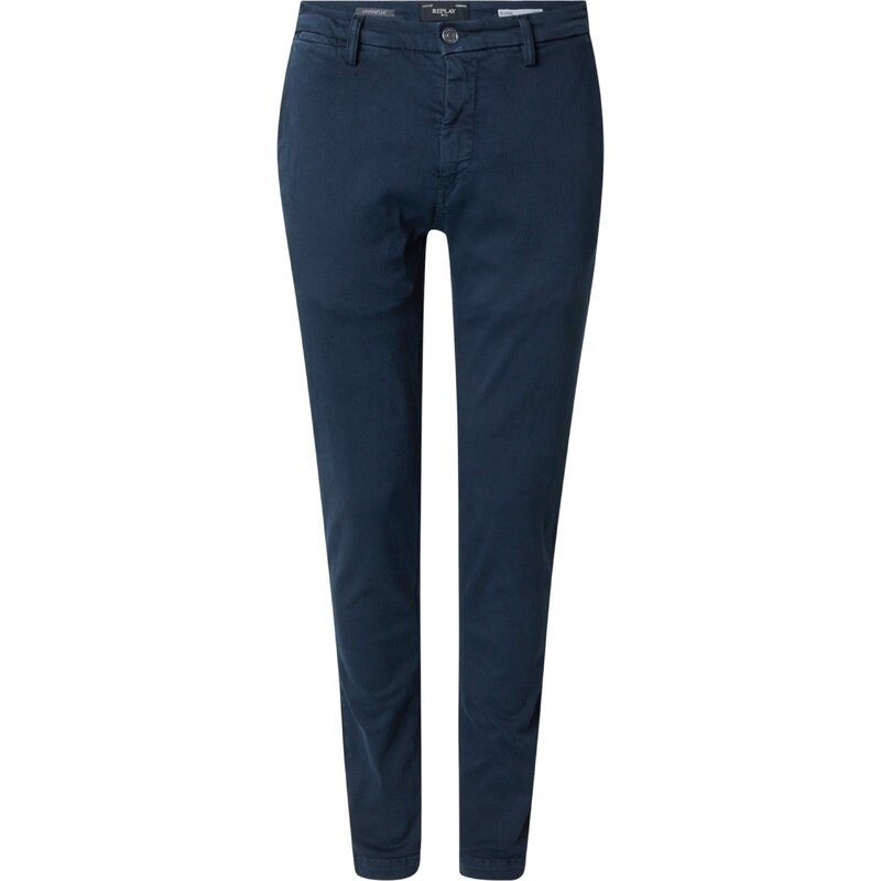 REPLAY Chino nohavice Zeumar tmavomodrá 65175345