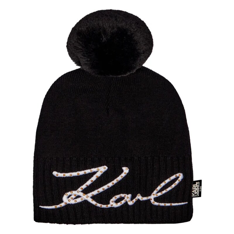 Karl Lagerfeld Kids Čiapka | s prímesou kašmíru 61081896