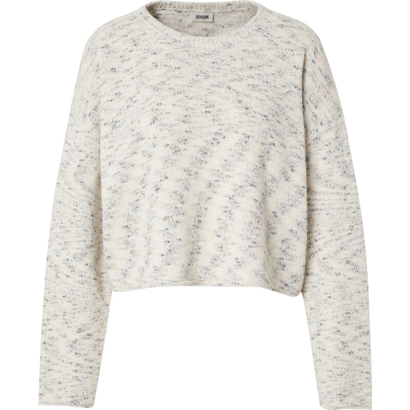 DRYKORN Sveter IMENY nebielená / svetlohnedá / svetlosivá / biela 61485237
