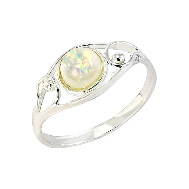 Strieborný prsteň Glare 707 61097058