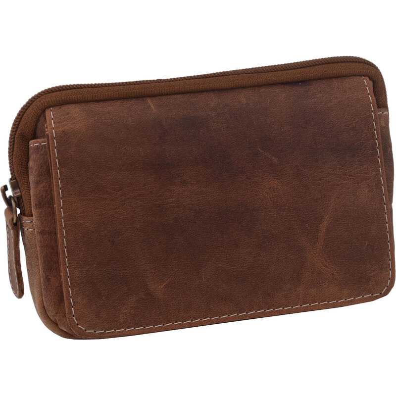 Mercucio Kožené puzdro na opasok svetlý tan hunter 250899 64507499