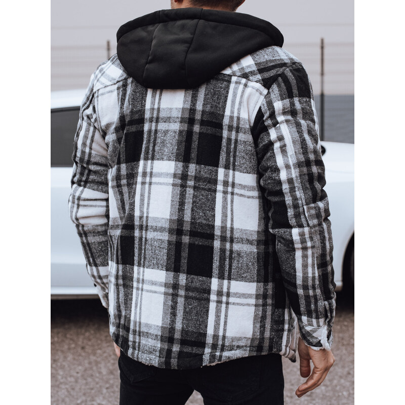 Pánska zateplená bunda s kapucňou Dstreet TX4953 - výpredaj 66805646